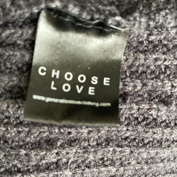 Generation Love Distressed Gray Camo
Asymmetric Wool Blend Sweater - Picture 6 of 8